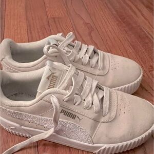 Puma women's platform shimmer sneaker